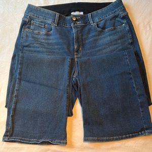 Lane Bryant Denim Jeans Double Button Stretch Plus Size 18